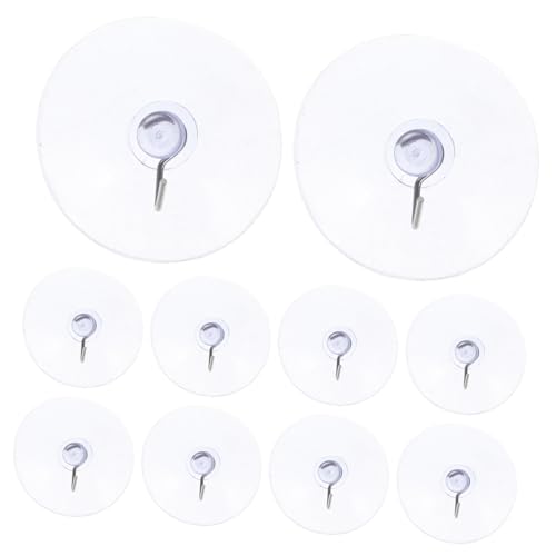 LOLIPPYY 10 Stück Spurloser Saugnapf Haken Multifunktionale Wandhaken für Bad und Küche Installieren Wiederverwendbar LOLIPPYY 10 Stück Spurloser Saugnapf Haken Multifunktionale Wandhaken für Bad und Küche Installieren Wiederverwendbar von LOLIPPYY