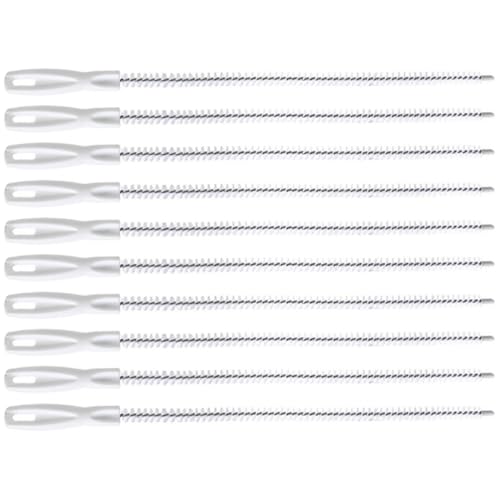 LOLIPPYY 10 Stück Teiliges Abflussreiniger mit Flexiblen Biegsamen Reinigungsstäben zur Haarentfernung und Rohrreinigung für Waschbecken Dusche und Bad Einfache Handhabung Vielseitig von LOLIPPYY
