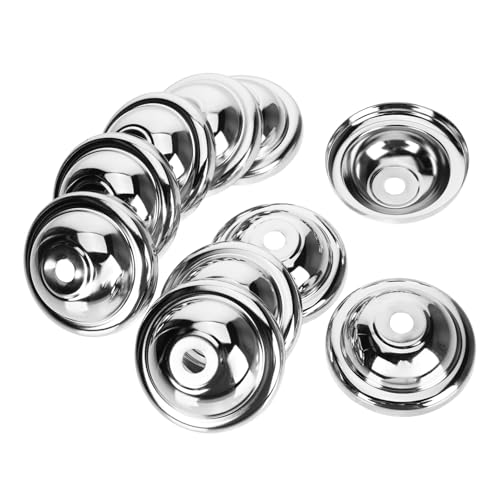 LOLIPPYY 10 Stück Teiliges Deckenbaldachin Lampenfassung Metall Abdeckung Lampenhalterung Neutral für Tischlampe LED Lampendekoration Langlebig und Einfach zu Montieren von LOLIPPYY