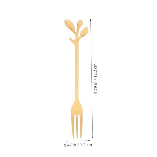 LOLIPPYY 10 Stück Teiliges Kleine Goldfarbene Edelstahl gabeln Design Vielseitig als Dessert Obst Kaffeegabeln für Partys Picknick und Zuhause Leicht zu Reinigen und Tragbar LOLIPPYY 10 Stück Teiliges Kleine Goldfarbene Edelstahl gabeln Design Vielseitig als Dessert Obst Kaffeegabeln für Partys Picknick und Zuhause Leicht zu Reinigen und Tragbar von LOLIPPYY