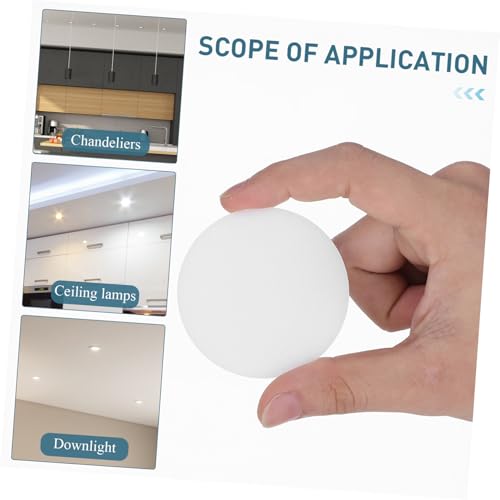 LOLIPPYY 10 Stück Teiliges LED downlight lampenschirm Blendfreier DIY Lampenschirm aus Einfache Montage Dekorative Lichtdiffusor für Wohnzimmer und Schlafzimmer Ersatz für Deckenstrahler von LOLIPPYY