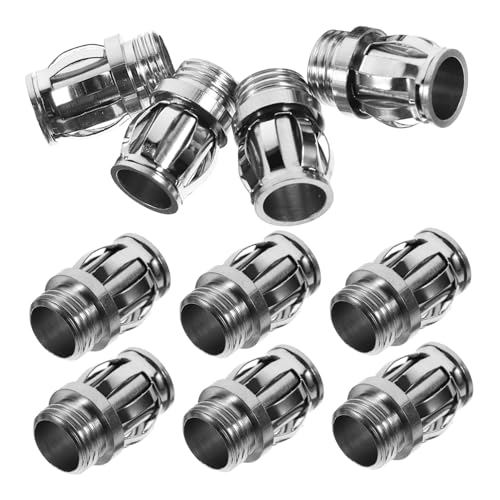 LOLIPPYY 10 Stück Teiliges Lampenfassung Metallhalter mit Gewinde Universeller Lampen Sockel Fixierclip Einfache Montage Robuste Halterung für Halogen und Kristalllampen Langlebiges von LOLIPPYY