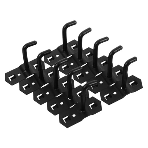 LOLIPPYY 10 Stück Teiliges Lochwandhaken Heavy Duty Regalträger mit Quadratischem Robust und Verstellbar für Ladenwand Werkzeug Aufbewahrungsorganisation LOLIPPYY 10 Stück Teiliges Lochwandhaken Heavy Duty Regalträger mit Quadratischem Robust und Verstellbar für Ladenwand Werkzeug Aufbewahrungsorganisation von LOLIPPYY