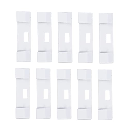 LOLIPPYY 10 Stück Teiliges Set Weißer Metall Clips für Vertikale Jalousien Ersatzteile zur Reparatur von Lamellen Einfache Montage Langlebige Vorhanghalterung für Fensterjalousien LOLIPPYY 10 Stück Teiliges Set Weißer Metall Clips für Vertikale Jalousien Ersatzteile zur Reparatur von Lamellen Einfache Montage Langlebige Vorhanghalterung für Fensterjalousien von LOLIPPYY