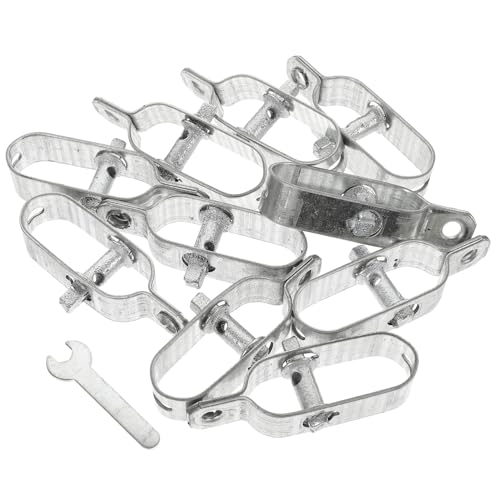 LOLIPPYY 10 Stück Teiliges Stahl Drahtspanner Robustes Drahtseil Zuggerät Gartendraht Spanner Vielseitig Einsetzbar für Zaun Maschendraht Wäscheleine Einfache Montage und Hohe Belastbarkeit von LOLIPPYY