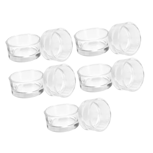 LOLIPPYY 10 Stück Teiliges Transparente Kerzengläser Winddichte Teelichthalter Einfache DIY Kerzenbehälter Geeignet für Geburtstags und Weihnachtsdekoration LOLIPPYY 10 Stück Teiliges Transparente Kerzengläser Winddichte Teelichthalter Einfache DIY Kerzenbehälter Geeignet für Geburtstags und Weihnachtsdekoration von LOLIPPYY