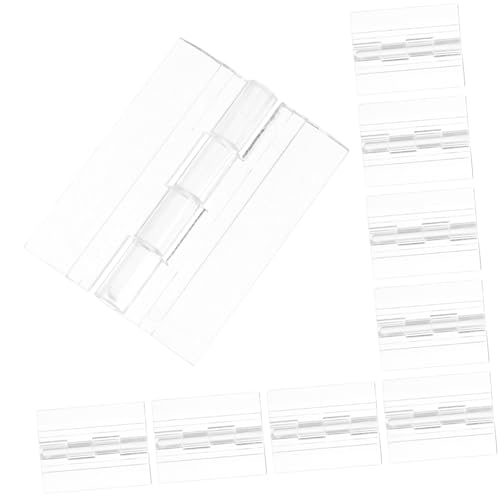LOLIPPYY 10 Stück Teiliges Transparente Möbelscharniere Faltbar Robust Langlebig für Schranktüren Schubladen Holzkisten Stabile Klappscharnier Leicht zu Öffnen und Schließen von LOLIPPYY
