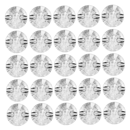 LOLIPPYY 100 Stück Kristallknöpfe Transparent Acryl Polsterknöpfe für Sofa Kopfteil DIY Dekoration Eleganter Strassknopf für Möbel Tufting Handarbeit von LOLIPPYY