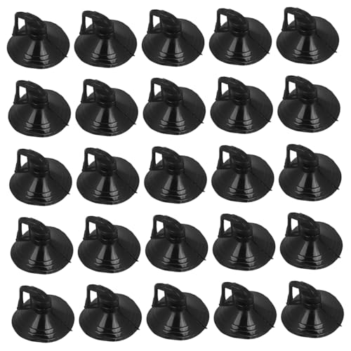 LOLIPPYY 100 Stück PVC Saugnäpfe für Autoscheiben Starke Haftung Transparent Langlebig Einfache Montage Geeignet für Sonnenschutz Fenster Küche Bad Büro Vielseitig Einsetzbar von LOLIPPYY