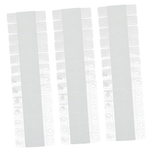 LOLIPPYY 100 Stück Selbstklebende Transparente Pvc haken mit Rundloch Starke Haftung Vielseitige Display haken für Einzelhandel Supermarkt Büro und Zuhause Langlebig und Leicht von LOLIPPYY