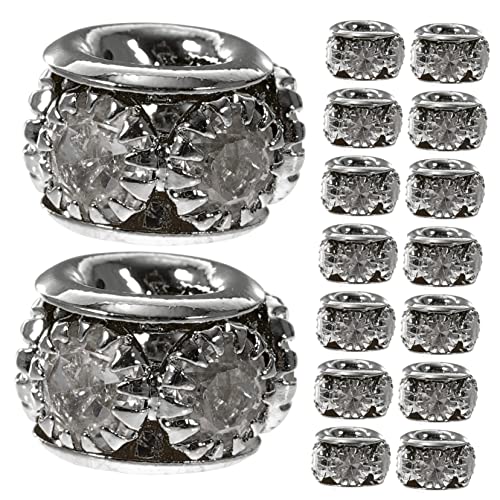 LOLIPPYY 100 Stück Strassperlen Rondelle Spacer Beads für DIY Schmuck Bastelzubehör für und Armbänder Leicht und Tragbar für Kreative Projekte von LOLIPPYY