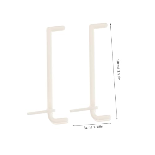 LOLIPPYY 100 Stück Teiliges Abs Pegboard Haken Abstand Stabile Werkzeughalter Lochwandhaken Vielseitig für Werkstatt Küche Garage Wandorganisation von LOLIPPYY