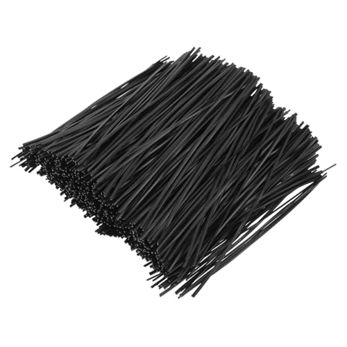 LOLIPPYY 1000 Stück Verzinkte Beschichtete Eisendraht bindebänder Wiederverwendbar Biegsam Robust Vielseitig für Pflanzenbindung Gartennutzung und Kabelbefestigung Schwarz LOLIPPYY 1000 Stück Verzinkte Beschichtete Eisendraht bindebänder Wiederverwendbar Biegsam Robust Vielseitig für Pflanzenbindung Gartennutzung und Kabelbefestigung Schwarz von LOLIPPYY