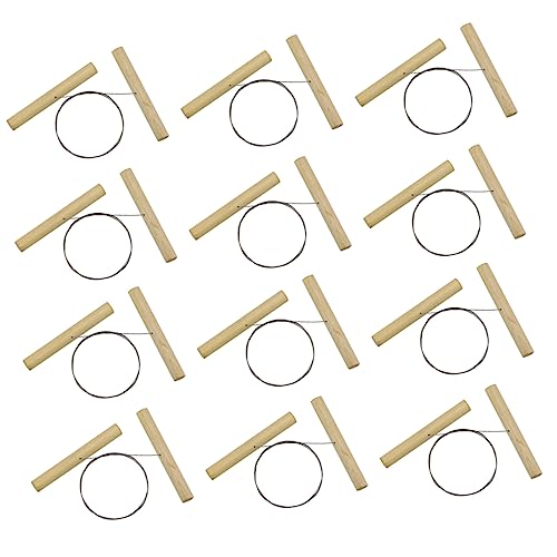 LOLIPPYY 12 Stück Teiliges Set Premium Töpferei Cutter Tragbares Werkzeug zum Schneiden von Knete Teig und Kuchen Ergonomischer Holzgriff für Einfaches Handling von LOLIPPYY