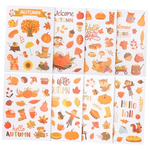 LOLIPPYY 16 Blatt Teiliges Thanksgiving Fensterbilder Statische Fenstersticker mit Herbstlichen Motiven Selbstklebende Thanksgiving Dekoration für Fenster Glaswände Party und Zuhause LOLIPPYY 16 Blatt Teiliges Thanksgiving Fensterbilder Statische Fenstersticker mit Herbstlichen Motiven Selbstklebende Thanksgiving Dekoration für Fenster Glaswände Party und Zuhause von LOLIPPYY