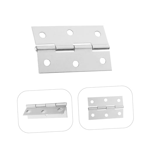 LOLIPPYY 18 Stück Teiliges Edelstahl Flap Hinge Robustes Tür und Fensterscharnier mit Befestigungslöchern Langlebig für Möbel Schmuck und Werkzeugkästen Vielseitig für Haushalt und Büro LOLIPPYY 18 Stück Teiliges Edelstahl Flap Hinge Robustes Tür und Fensterscharnier mit Befestigungslöchern Langlebig für Möbel Schmuck und Werkzeugkästen Vielseitig für Haushalt und Büro von LOLIPPYY