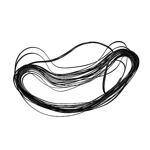 LOLIPPYY 1rolle Pe Rattan Webmaterial Reparaturmaterial Für Möbel Stühle Und -projekte Schwarz Langlebig Leicht Zu Reinigen Und Farbecht von LOLIPPYY
