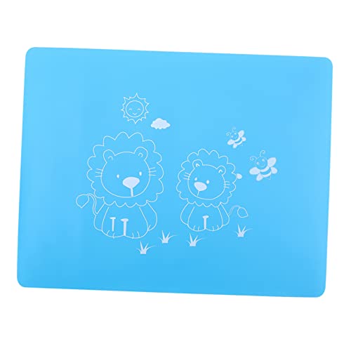 LOLIPPYY 1stück Silikon Platzset Für Junge Mädchen Cartoon-Design rutschfest Und Hitzeisolierend Für Essplatz Im Kindergarten Platzdeckchen Für Sicheres Und Lernspiel von LOLIPPYY