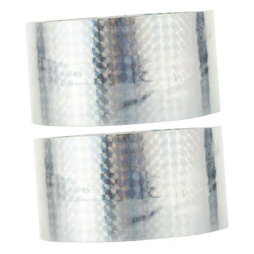 LOLIPPYY 2 Rollen Reflektierendes Geschenkverpackungsband Silber Kariert Multifunktionales DIY Dekorationsklebeband Praktisches Zubehör für Basteln und Partydeko LOLIPPYY 2 Rollen Reflektierendes Geschenkverpackungsband Silber Kariert Multifunktionales DIY Dekorationsklebeband Praktisches Zubehör für Basteln und Partydeko von LOLIPPYY