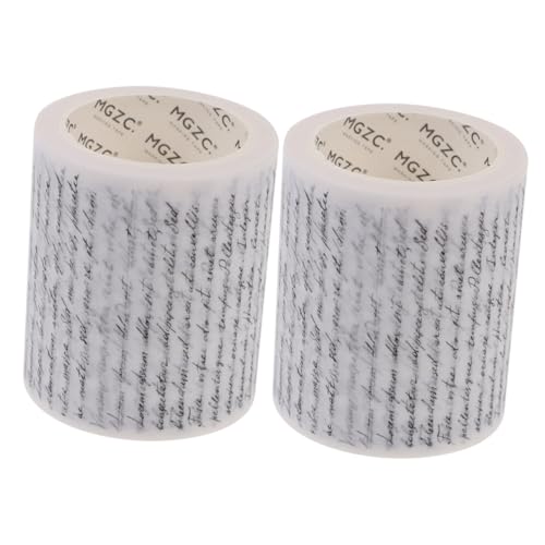 LOLIPPYY 2 Rollen Washi Tape Retro Gothic Stil DIY Papierklebeband für Scrapbook Tagebuch Notizbuch Einfach zu Reißen Dekoratives Klebeband für Basteln und Planung von LOLIPPYY