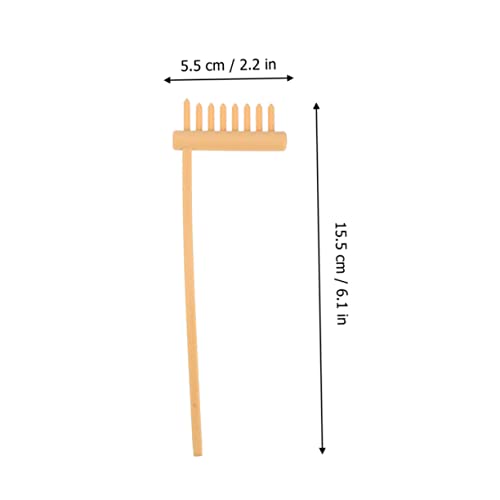 LOLIPPYY 2 Sätze Zen Sandgarten Werkzeug Rechen aus Sicherem Glatte Oberfläche für Schreibtisch Zen Garten Stressabbau Meditation Kreative Sandplatzgestaltung von LOLIPPYY