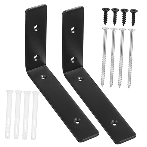 LOLIPPYY 2 Stk. Förmige Regalhalterungen aus Kaltgewalztem Stahl Breit Stark Starke Winkelhalter für Holzregale Schwere Robuste Eckstützen Vielseitig für Zuhause Büro Laden LOLIPPYY 2 Stk. Förmige Regalhalterungen aus Kaltgewalztem Stahl Breit Stark Starke Winkelhalter für Holzregale Schwere Robuste Eckstützen Vielseitig für Zuhause Büro Laden von LOLIPPYY