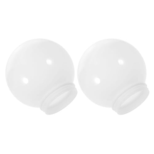 LOLIPPYY 2 Stück Acryl Kugellampenschirm Ersatz Lampenschirm für Außenleuchten Øcm Milchig Weiß Robust und Wiederverwendbar Dekorativer Lampenschirm für Garten und Veranda LOLIPPYY 2 Stück Acryl Kugellampenschirm Ersatz Lampenschirm für Außenleuchten Øcm Milchig Weiß Robust und Wiederverwendbar Dekorativer Lampenschirm für Garten und Veranda von LOLIPPYY