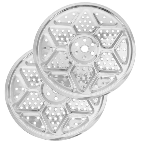 LOLIPPYY 2 Stück Edelstahl Dämpfeinsatz Hitzebeständiger Kompakter Dünsteinsatz für Kochtöpfe Vielseitiger Küchenhelfer zum Schonenden Garen und Dämpfen Leicht zu Reinigen und Langlebig LOLIPPYY 2 Stück Edelstahl Dämpfeinsatz Hitzebeständiger Kompakter Dünsteinsatz für Kochtöpfe Vielseitiger Küchenhelfer zum Schonenden Garen und Dämpfen Leicht zu Reinigen und Langlebig von LOLIPPYY