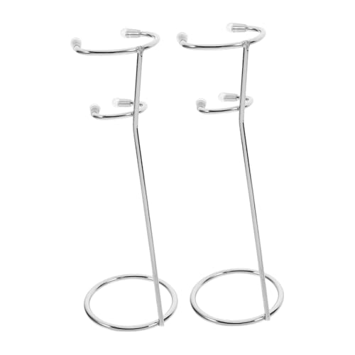 LOLIPPYY 2 Stück Edelstahl Eierquirl Halter Ständer Frother Aufbewahrungsbasis Stabil Rutschfest Vielseitig Küchenutensilienhalter Modern für Handmixer und Rührbesen von LOLIPPYY