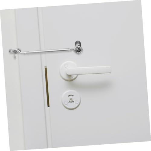 LOLIPPYY 2 Stück Edelstahl Fensterhaken Extra Robuster Tür und Kabinenhaken mit Schrauben Rostfrei Winddicht Einfache Montage Geeignet für Schuppen Garten Schiebetüren und Fenster von LOLIPPYY
