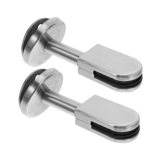 LOLIPPYY 2 Stück Edelstahl Glasstützklammer Rahmenloser Glasgeländerhalter Rostfrei Vielseitig für Büro Zuhause Gewerbe Stabile Trennwandbefestigung Moderne Designclips LOLIPPYY 2 Stück Edelstahl Glasstützklammer Rahmenloser Glasgeländerhalter Rostfrei Vielseitig für Büro Zuhause Gewerbe Stabile Trennwandbefestigung Moderne Designclips von LOLIPPYY