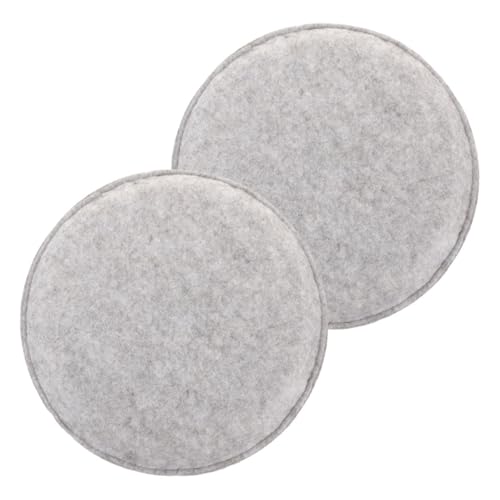 LOLIPPYY 2 Stück Ergonomisches Filz Sitzkissen für Büro Gartenstuhl rutschfest Temperaturbeständig Multifunktional für Langes Sitzen und Autositz Booster Pads von LOLIPPYY