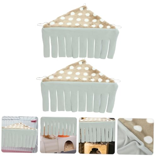 LOLIPPYY 2 Stück Hamster Versteck Eckversteck für Kleintierkäfig Klappbares Versteck mit Haken als Rückzugsort für Kaninchen Meerschweinchen und Zwerghamster Platzsparend und Einfach zu LOLIPPYY 2 Stück Hamster Versteck Eckversteck für Kleintierkäfig Klappbares Versteck mit Haken als Rückzugsort für Kaninchen Meerschweinchen und Zwerghamster Platzsparend und Einfach zu von LOLIPPYY