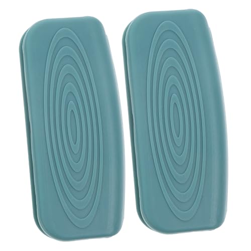 LOLIPPYY 2 Stück Hitzebeständige Silikon Topfgriffschützer rutschfeste Griffhalter für Kochtöpfe und Pfannen Installieren Hitzeschutz für Wok Suppentopf Bratpfanne Zufällige Farbe von LOLIPPYY