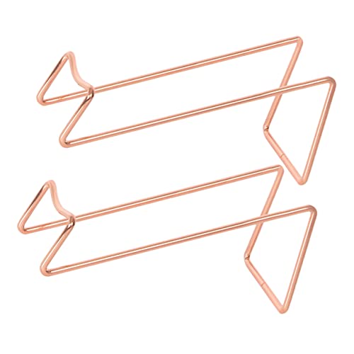 LOLIPPYY 2 Stück Kleiner Weinflaschenhalter aus Robustem Eleganter Roségoldener Flaschenständer für Tisch Weinregal zur Stilvollen Aufbewahrung und Dekoration im Wohnzimmer von LOLIPPYY