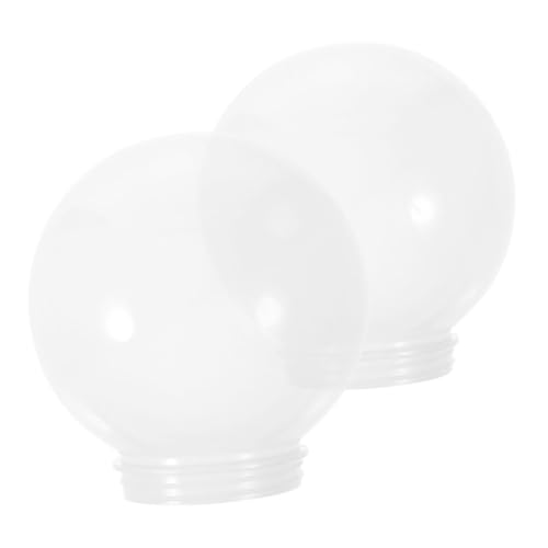 LOLIPPYY 2 Stück Lampenschirm Kugelform Einfacher Deckenleuchte Ersatz Pendelleuchte Lampenabdeckung Leicht Montierbar Modernes Design von LOLIPPYY