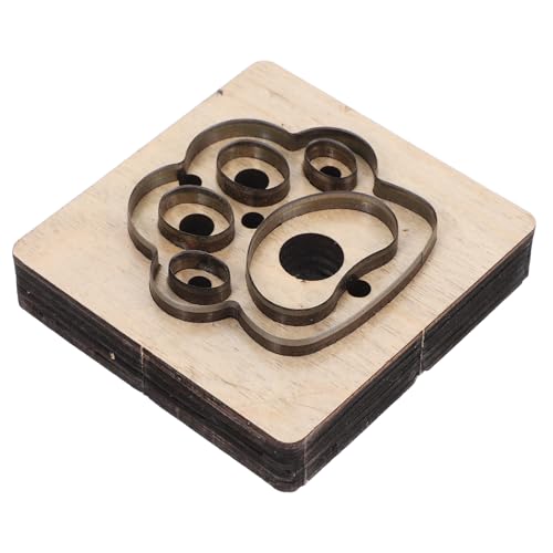 LOLIPPYY 2 Stück Lederschneideform Stanzform Für Lederhandwerk DIY Lederstreifenform Schneideform Selber Machen Stanzplatten Für Stanzmaschinen Lederband Sterben Holz Beige von LOLIPPYY