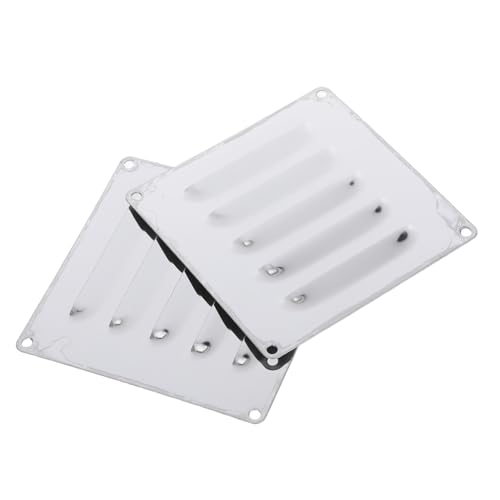LOLIPPYY 2 Stück Lüftungsgitter für Feuerstelle und Grill Quadratische Belüftungsplatte Effiziente Verbrennung und Rauchreduktion Vielseitig für Outdoor Bbq und Heizungen von LOLIPPYY
