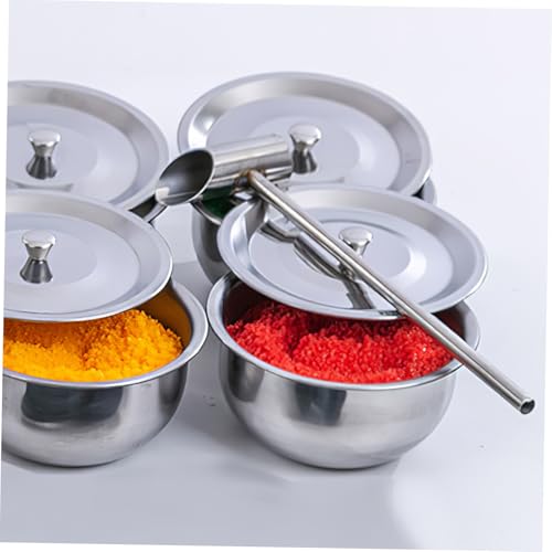 LOLIPPYY 2 Stück Marshmallow Zuckerlöffel aus Edelstahl Langlebig und Rostfrei Praktischer Food Scoop für Zuckerwattemaschinen Kleiner Effizientes Portionieren von Zucker und Süßigkeiten von LOLIPPYY