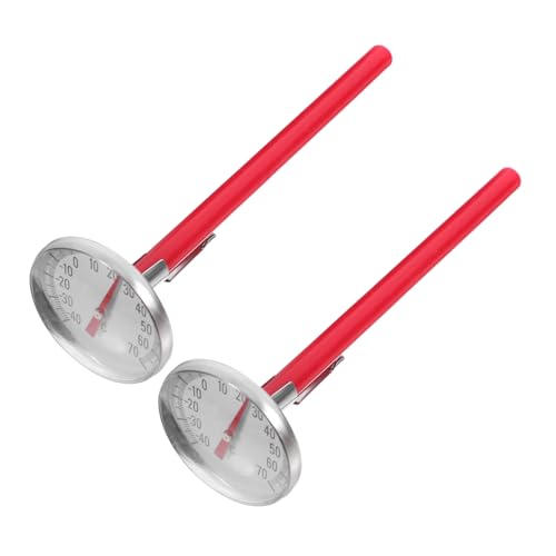 LOLIPPYY 2 Stück Mechanisches Auto Innenraum Thermometer Klimaanlagen Temperaturanzeige Ohne Batterie Einfache Montage Präzise Messung Geeignet für Fahrzeug und Zuhause Rotes von LOLIPPYY