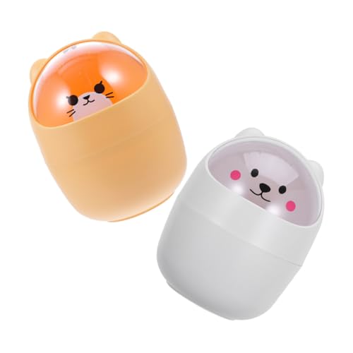 LOLIPPYY 2 Stück Mini mülleimer mit Klappdeckel Kleine Tischabfalleimer für Büro Küche Schlafzimmer Vielseitig Nutzbar als Aufbewahrungsbox Niedliches Cartoon design Leicht zu Reinigen LOLIPPYY 2 Stück Mini mülleimer mit Klappdeckel Kleine Tischabfalleimer für Büro Küche Schlafzimmer Vielseitig Nutzbar als Aufbewahrungsbox Niedliches Cartoon design Leicht zu Reinigen von LOLIPPYY
