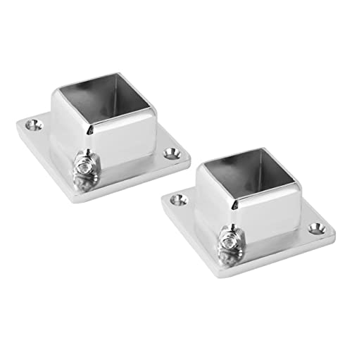 LOLIPPYY 2 Stück Rostfreie Stahlrohrhalterung Stange Montage industriell hängend extra Unterstützung Kleidung einstellbar kleiderbügel Rostfreier Stahl Silver von LOLIPPYY