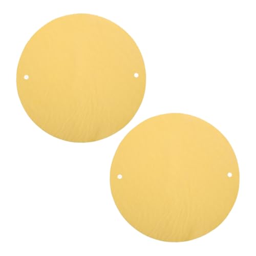 LOLIPPYY 2 Stück Saugfähige Unterlage Für Töpferarbeiten: Rundes Wurftuch Mit Zwei Löchern, Ton-trimmmatte Für Töpferscheibe Und Keramik-bastelbrett von LOLIPPYY