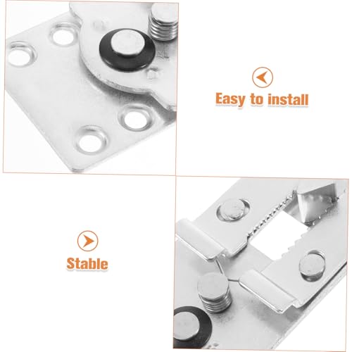 LOLIPPYY 2 Stück Sektionalsofa Verbinder Metallclips Möbel Verbindungsstück für Polstermöbel Sofa Verbindung Klammern für Stabile rutschfeste Sitzgruppen und Chaiselongues von LOLIPPYY