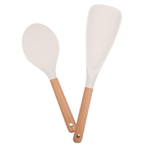 LOLIPPYY 2 Stück Silikon Reislöffel Hitzebeständig Ergonomisch Langlebig Verschleißfester Küchenhelfer für Reis und Alltag Spülmaschinengeeignet Praktisches Küchenzubehör LOLIPPYY 2 Stück Silikon Reislöffel Hitzebeständig Ergonomisch Langlebig Verschleißfester Küchenhelfer für Reis und Alltag Spülmaschinengeeignet Praktisches Küchenzubehör von LOLIPPYY