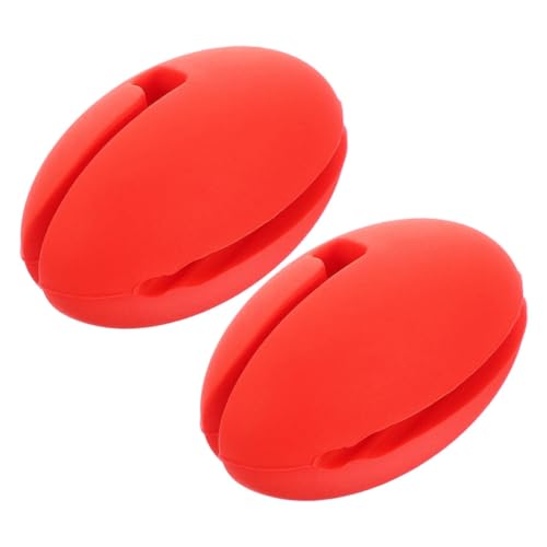 LOLIPPYY 2 Stück Silikon Thermometer Clip Hitzebeständige Temperaturfühler Klemme für Töpfe Sicherer Halt für Präzise Messung Einsetzbar zum Kochen und Zuckerzubereitung Praktische von LOLIPPYY