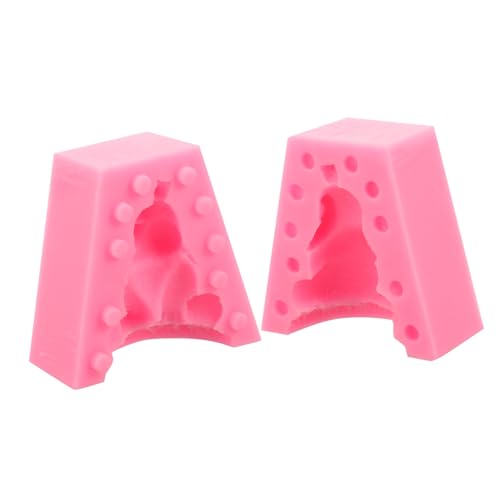 LOLIPPYY 2 Stück Teiliges DIY Silikonform Flexibel Langlebig für Kuchen Seifen Basteln Wiederverwendbar Einfach zu Entformen und Reinigen von LOLIPPYY