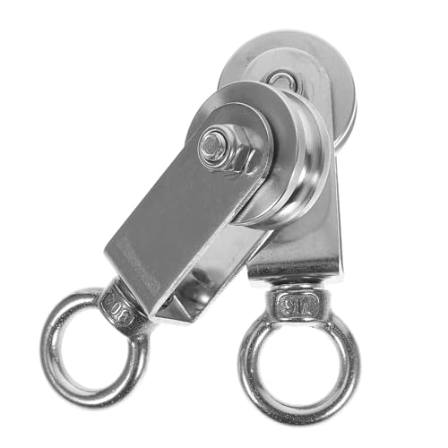 LOLIPPYY 2 Stück Teiliges Edelstahl Seilzug Umlenkrollen mit Industrie kugellager Rostfrei Langlebig und Vielseitig für Stahlseil Drahtseilsysteme für Hebeanwendungen und Seilführungen LOLIPPYY 2 Stück Teiliges Edelstahl Seilzug Umlenkrollen mit Industrie kugellager Rostfrei Langlebig und Vielseitig für Stahlseil Drahtseilsysteme für Hebeanwendungen und Seilführungen von LOLIPPYY