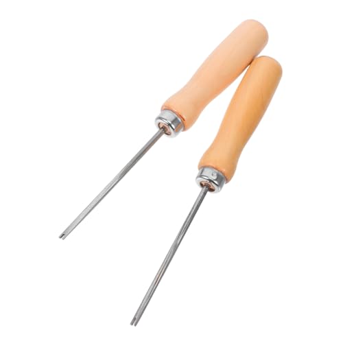LOLIPPYY 2 Stück Teiliges Füllwerkzeug mit Langem Holzgriff Präzises Baumwollfüllgerät für Diy-nähprojekte Vielseitiger Stopf-awl für Puppen Plüschtiere und Kissen für Kleine Große von LOLIPPYY