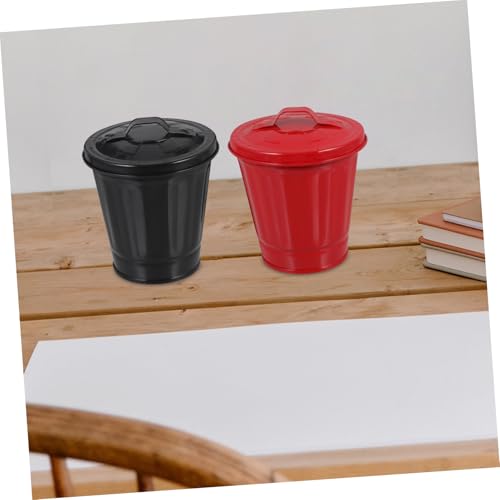 LOLIPPYY 2 Stück Teiliges Kleiner Desktop mülleimer mit Deckel Multifunktionaler Schreibtisch abfallbehälter aus Verzinktem Eisen Geruchsneutral Vielseitig als Papierkorb oder Organizer LOLIPPYY 2 Stück Teiliges Kleiner Desktop mülleimer mit Deckel Multifunktionaler Schreibtisch abfallbehälter aus Verzinktem Eisen Geruchsneutral Vielseitig als Papierkorb oder Organizer von LOLIPPYY